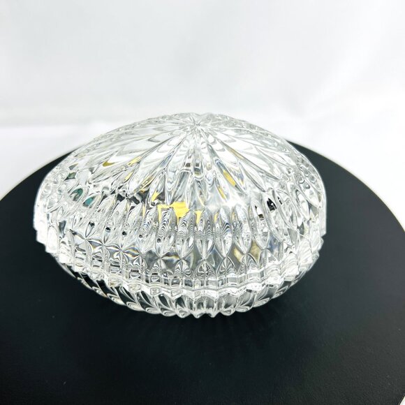 Crystal Vintage Lidded Egg Nachtmann Bleikristall in Box W Germany 3” long - Picture 11 of 11